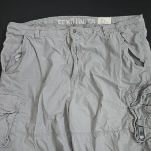 Ecko Unlimited Light Gray Cargo Shorts